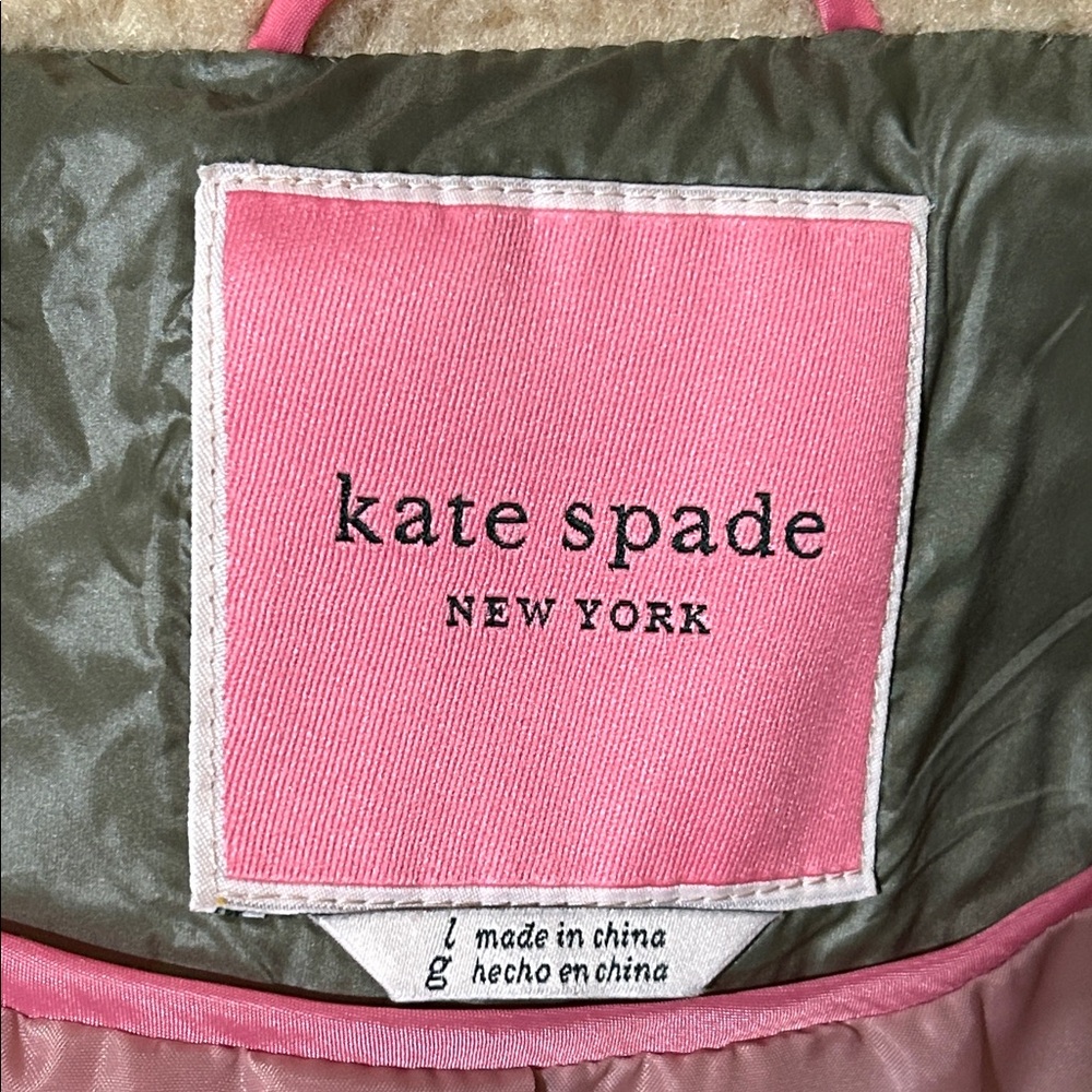 Kate Spade Quilted Puffer Jacket in Olive - Picture 12 of 16